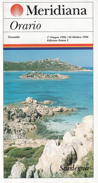 Meridiana timetable 1996/06/01