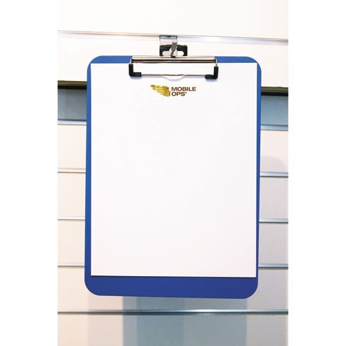 Mobile OPS Unbreakable Clipboard, 0.25" Clip Cap, Holds 8.5x11 Sheets, 2/Pack
