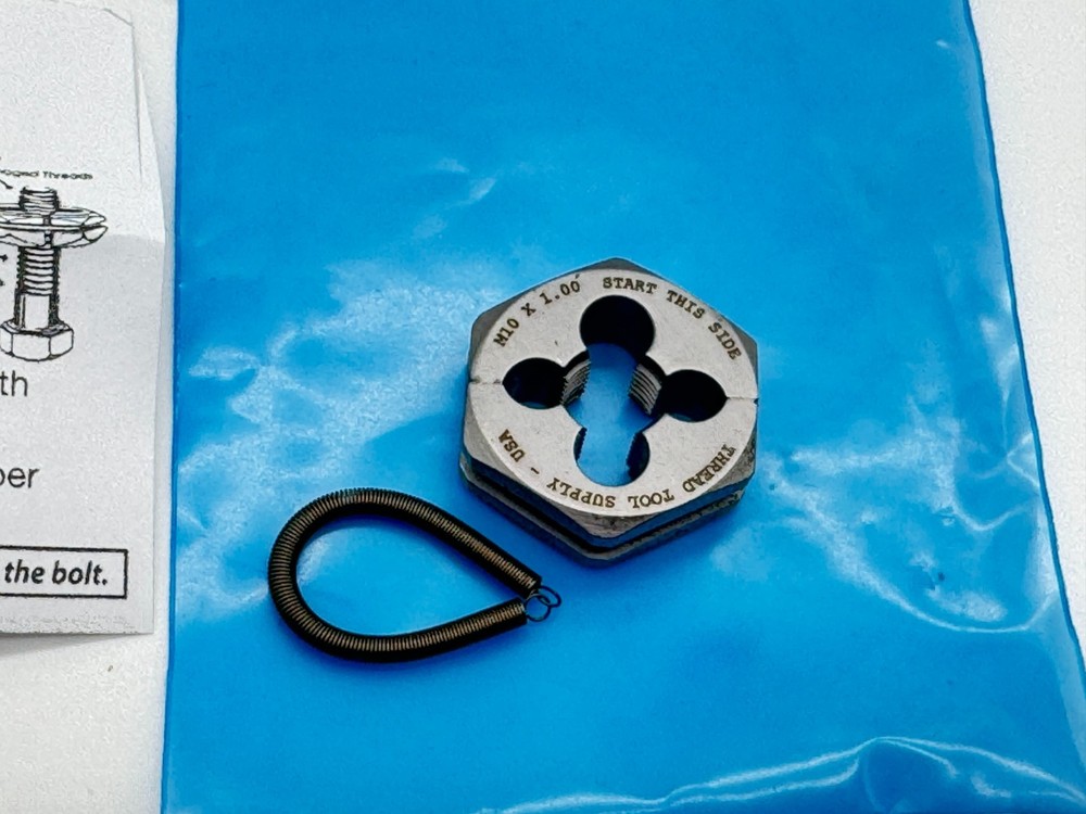 Murray Tools NEW Split Hex Die Thread Chaser M10 X 1.00 USA