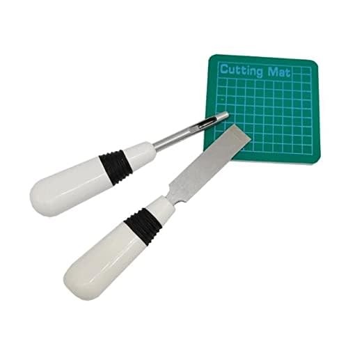 3 Pcs Sewing Buttonhole Cutter Set, for Buttonhole and Eyehole (WHITE&BLACK)