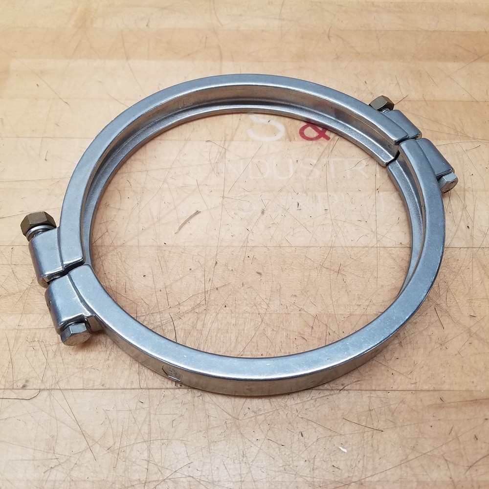 Dixon Tri Clover Clamp, 8", Double Sided Bolt - USED