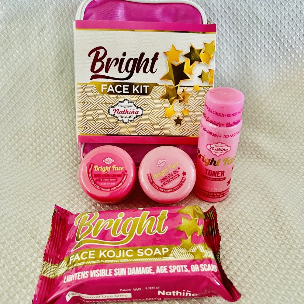 2x Nathina Bright Face Kit (New Packaging)