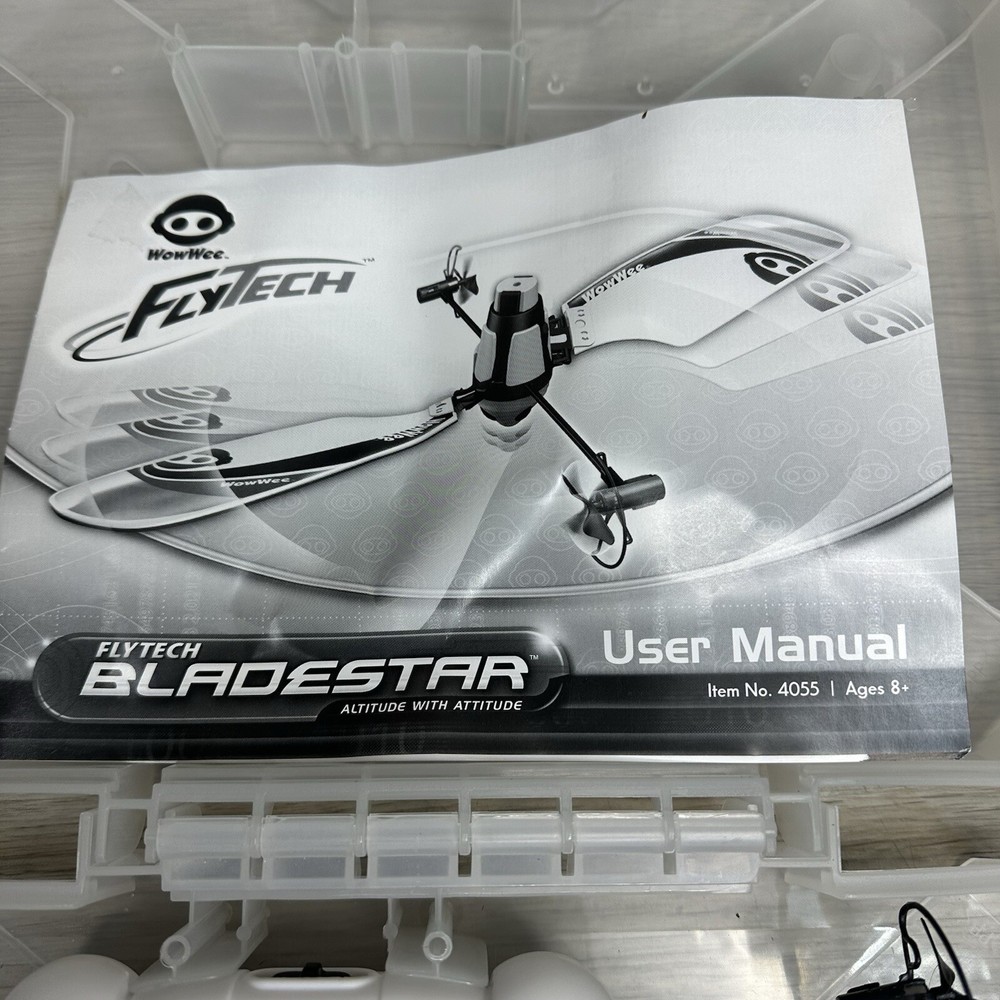 WowWee FlyTech Bladestar Altitude with Attitude Helicopter Toy Open Box
