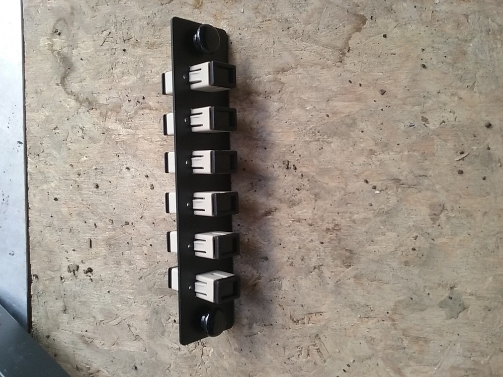 SC Fiber Optic Adapter Panel loaded 6