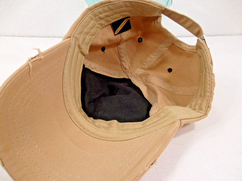 Jamaica Tan Distressed Hat Great Look Great Colors
