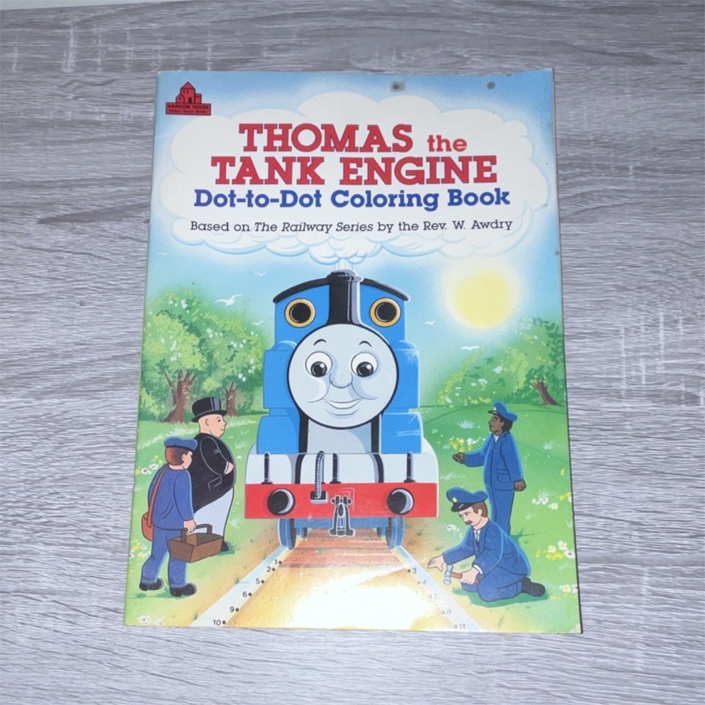 Random House Thomas & Friends Dot-to-Dot Coloring Book 1992