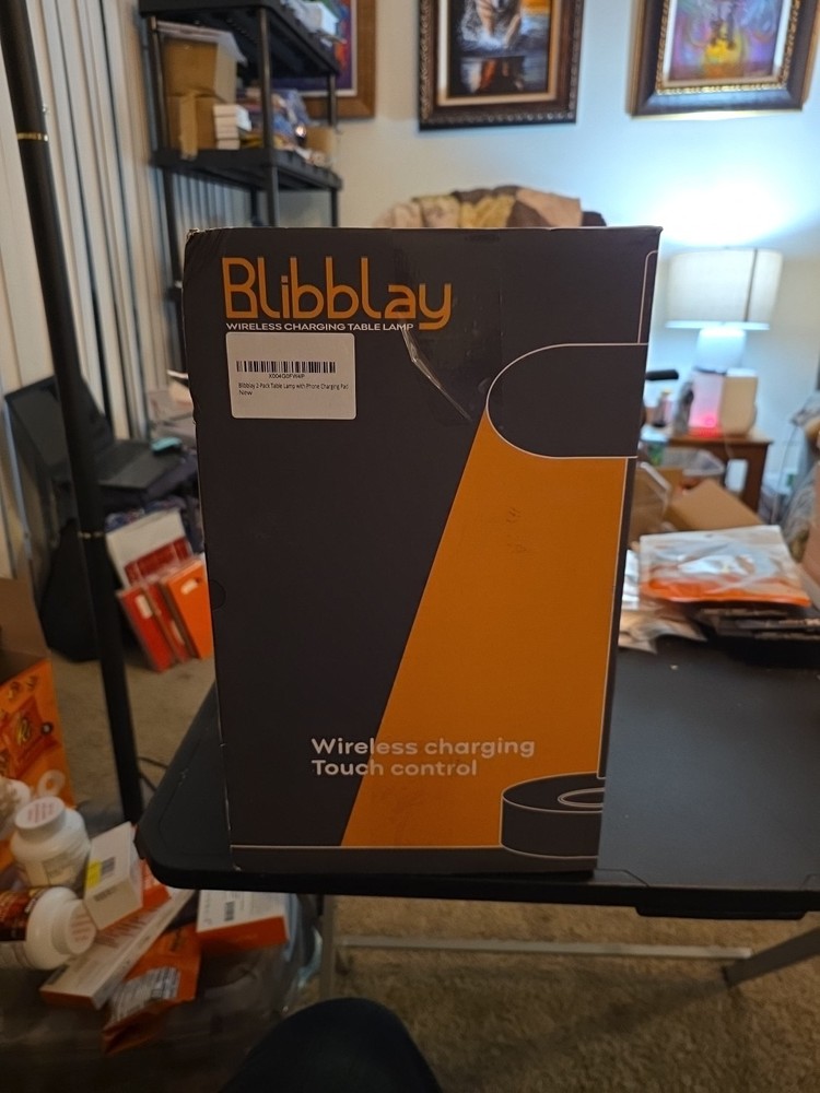 Blibblay Touch Control Wireless Charging Table Lamps