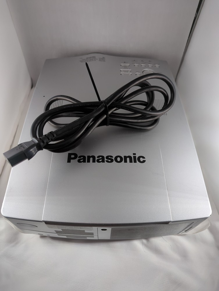 Vintage 2002 Panasonic Projector Model PT-L750U - Powers On and Displays