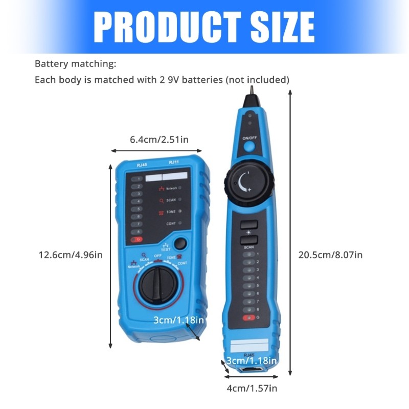Upgrades Internet Cable Tester with Live Line Detection & Wire Sequences