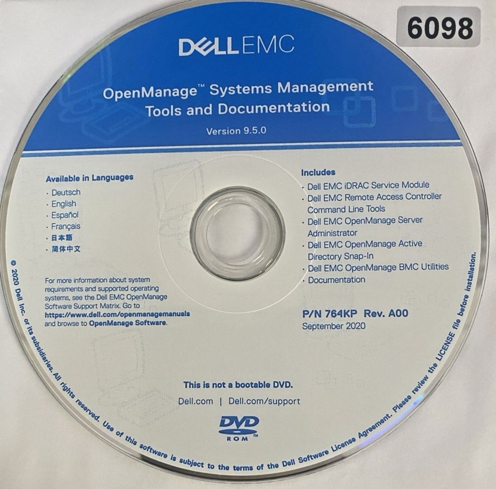 VINTAGE SOFTWARE | DELL OPENMANAGE SYSTEM MANAGEMENT | TOOLS, DOCUMENTATION V9.5