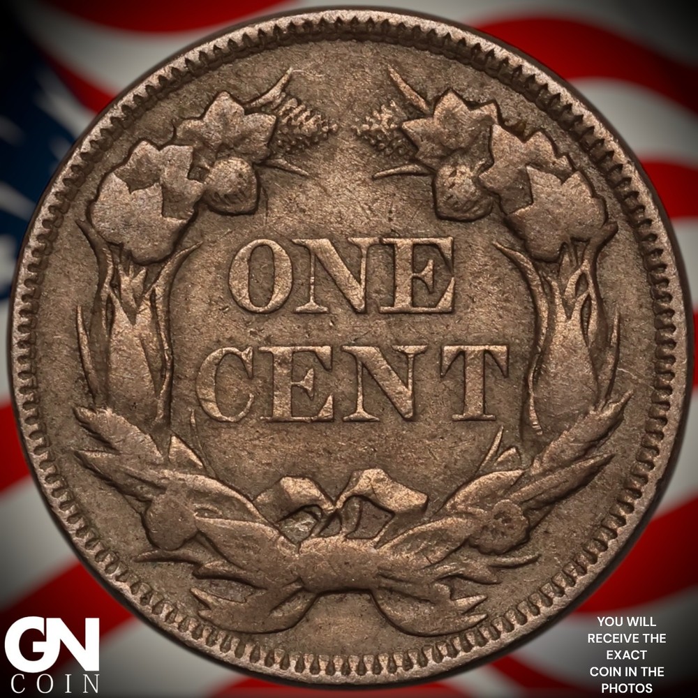 1857 Flying Eagle Cent Penny A4364