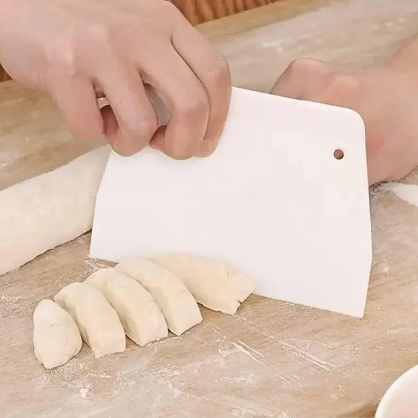 3pcs Multipurpose Dough Cutter & Bowl Scraper Set – 3pcs Baking Tool Kit - NEW