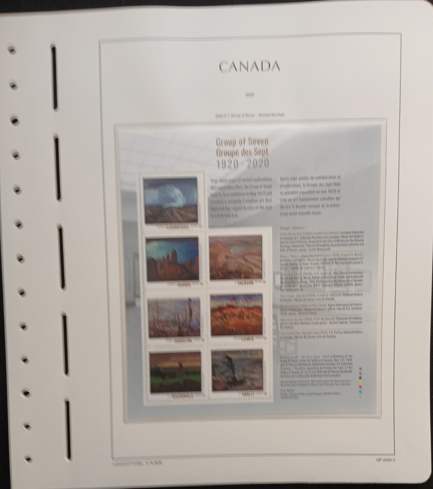 2020 Canada Year Set On Lighthouse/Leuchtturm Hingless Pages