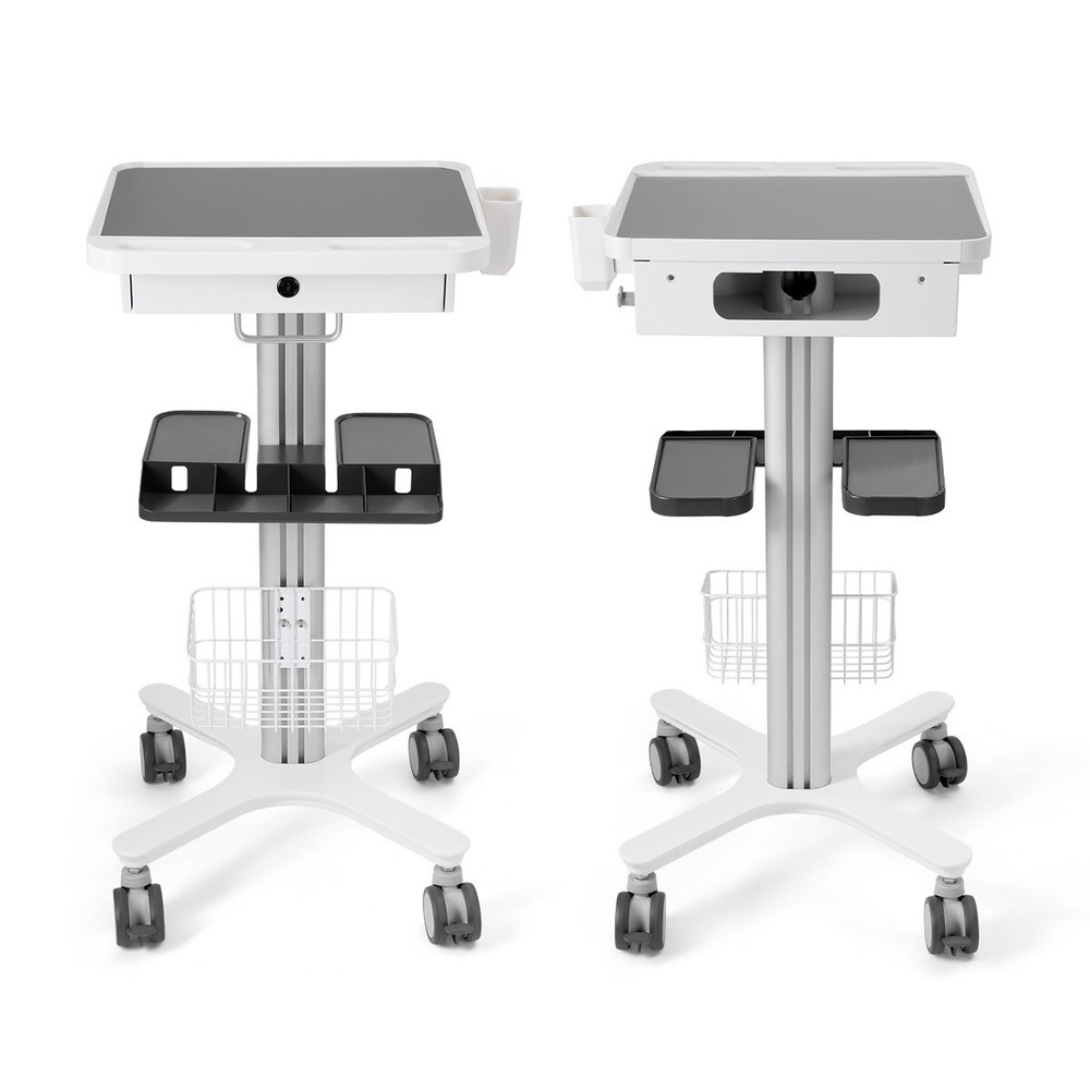 Dental Multi-Function Trolley Cart & 360° Lockable Wheels for Root Canal Treat