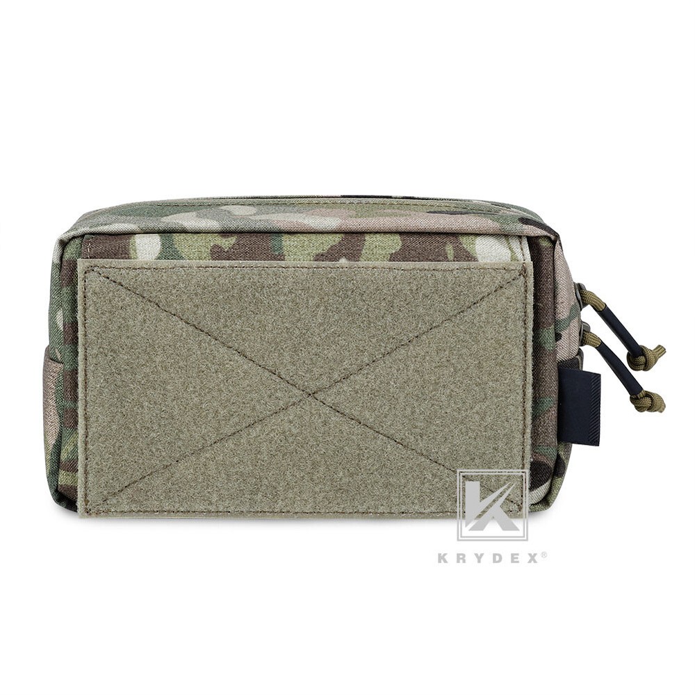 KRYDEX Tactical Drop Dump Pouch SACK Chassis Pack Hook & Loop For Chest Rig Vest