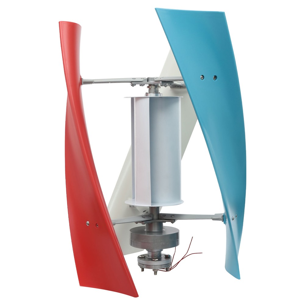 100W 24V Vertical Wind Turbine Generator Helix Wind Generator With Controller