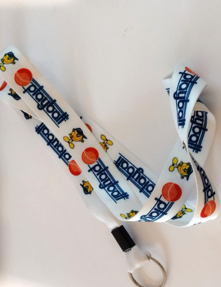 PLAYBALL Basketball Neck Strap Keyring