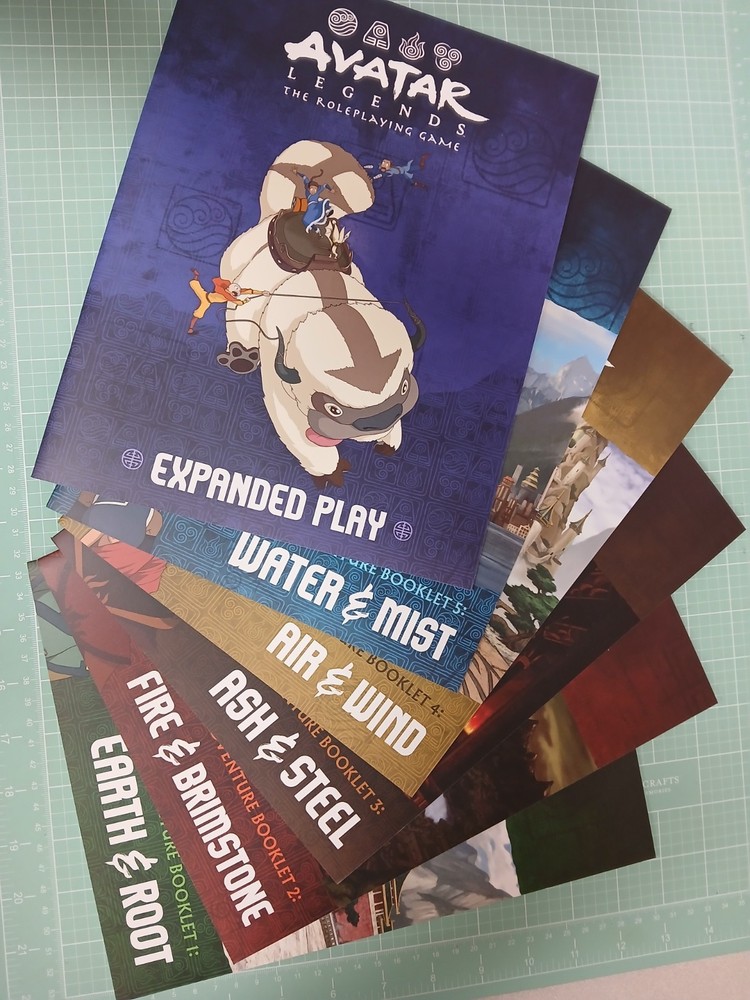 Avatar Legends Bundle - Ash & Steel Air & Wind Water & Mist Fire & Earth & Root