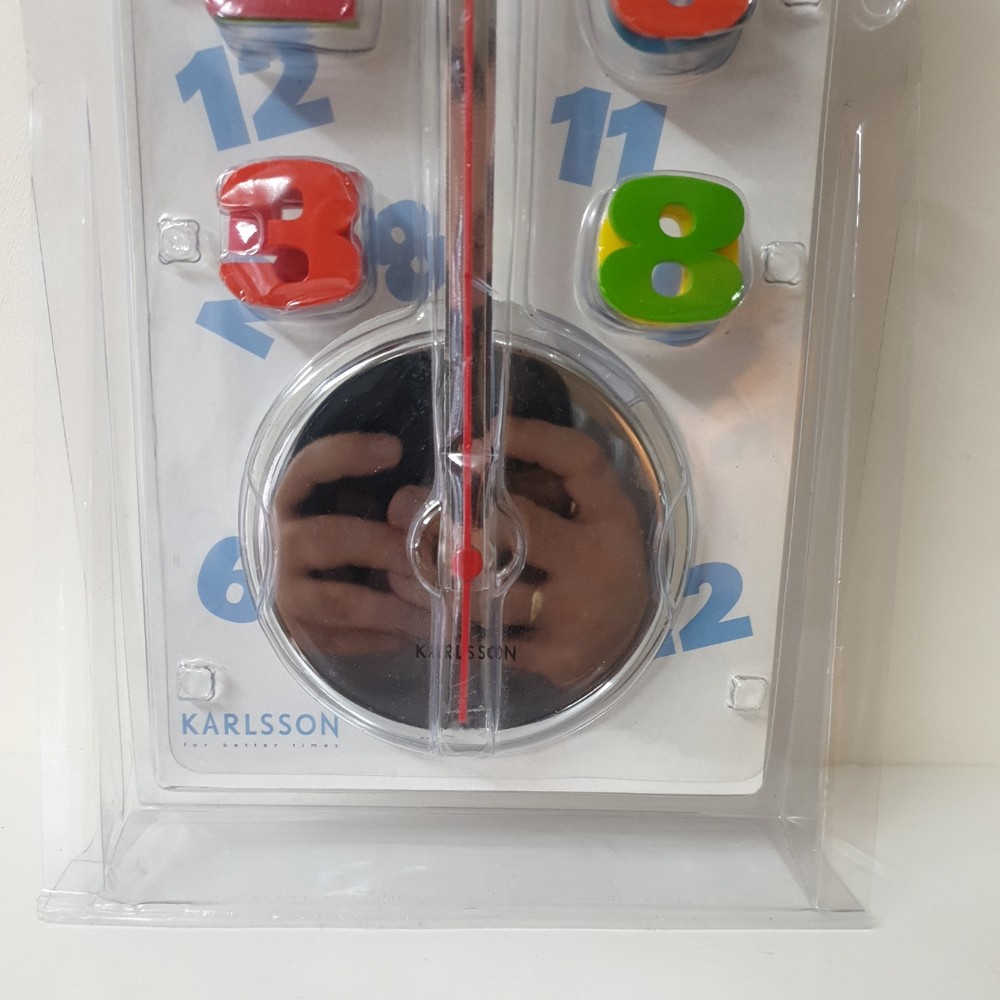 Karlsson DIY Numbers Wall Clock Multicolour Do It Yourself - Retro Decor