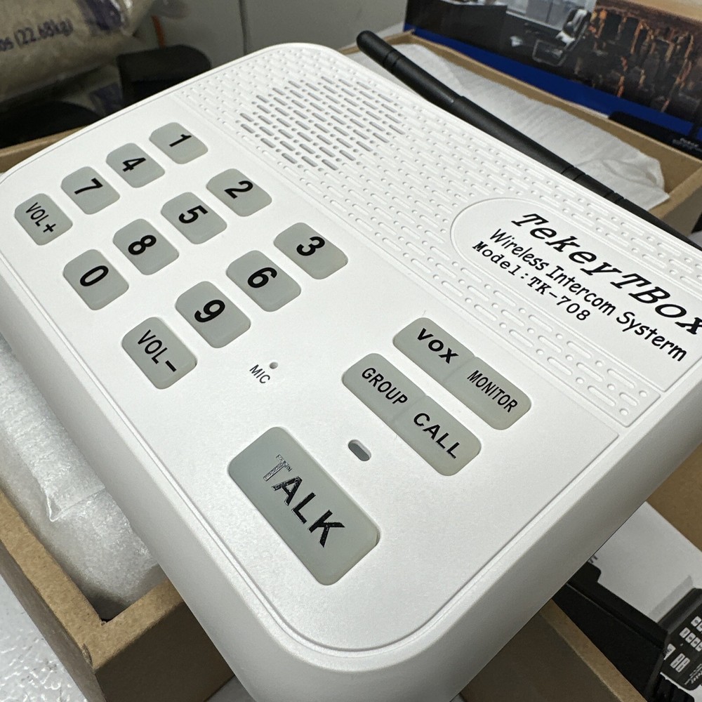 Tekey TBOX TK-708 Multi-Channel Long Range FM Wireless Intercom Systems