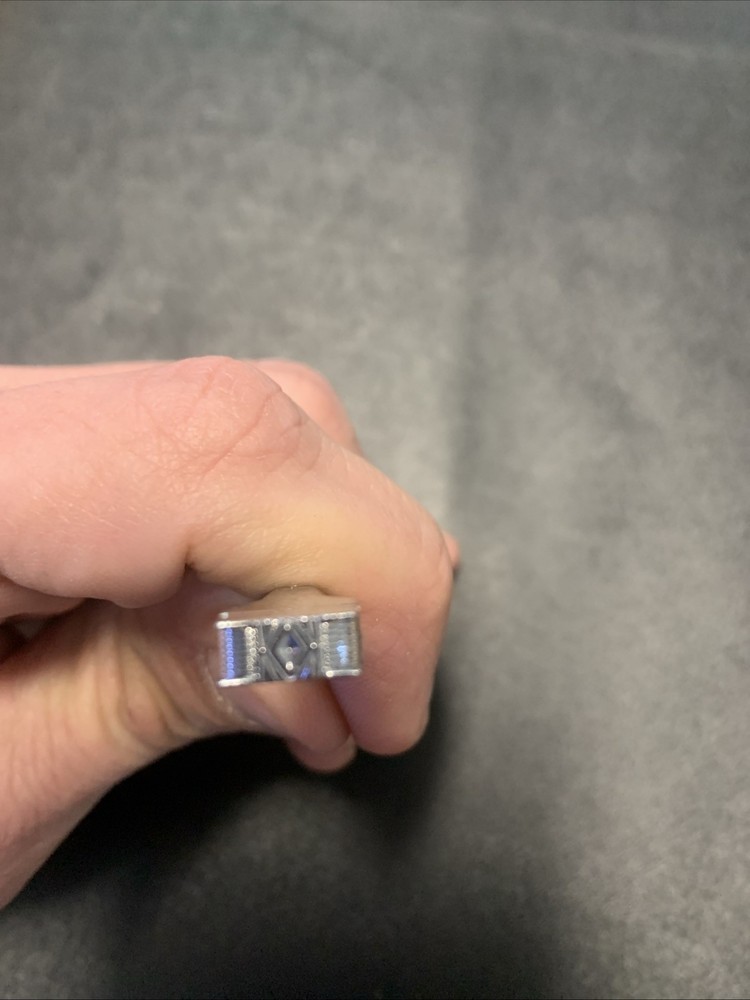 Diamond Weave Texture Leather Stamp