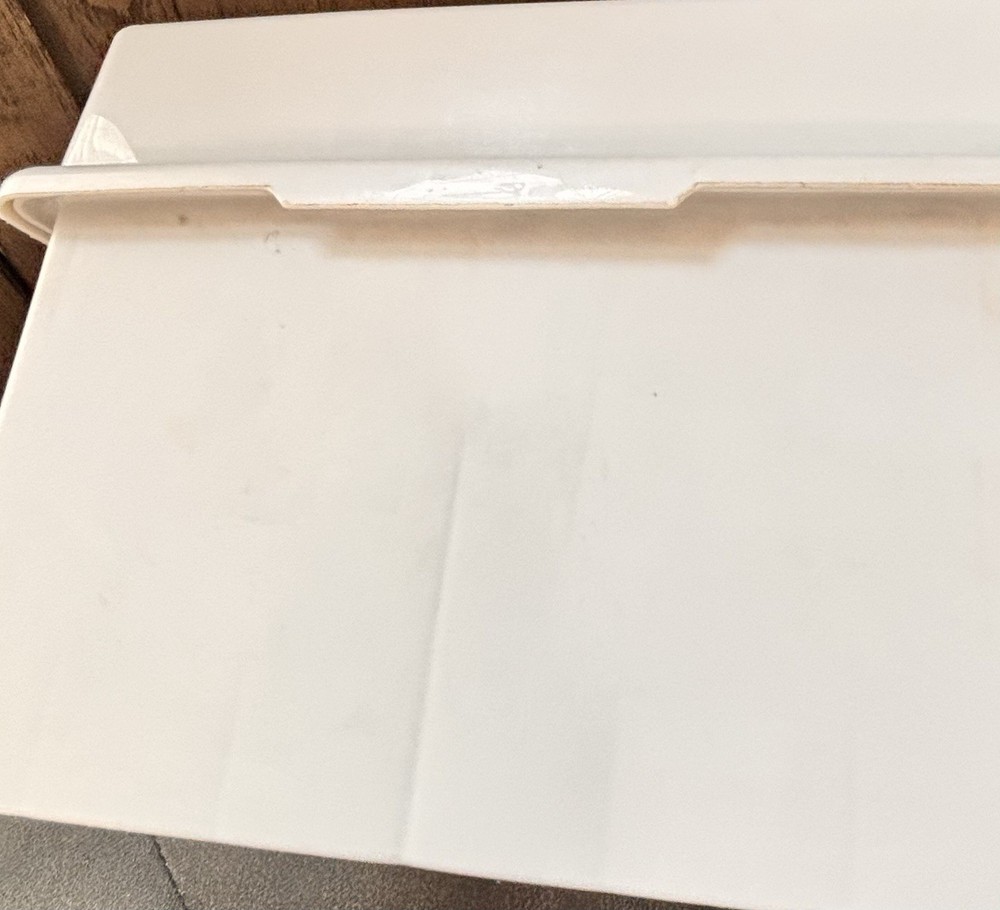 Alpha 3.5" Floppy Disk/Diskette/Zip Drive, Storage Box, White, Plastic, Preowned