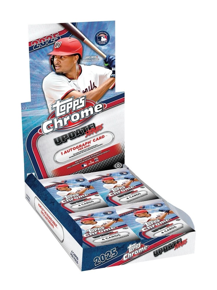 RIP & SHIP 2025 Topps Chrome Baseball Update Series Hobby Box