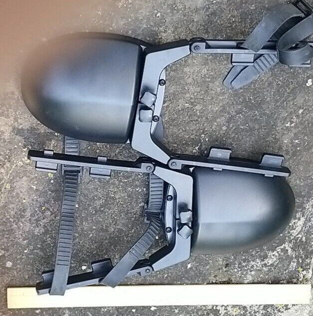 2 Universal Sideview Mirror Extenders - Strap-On - Preowned - See Photos