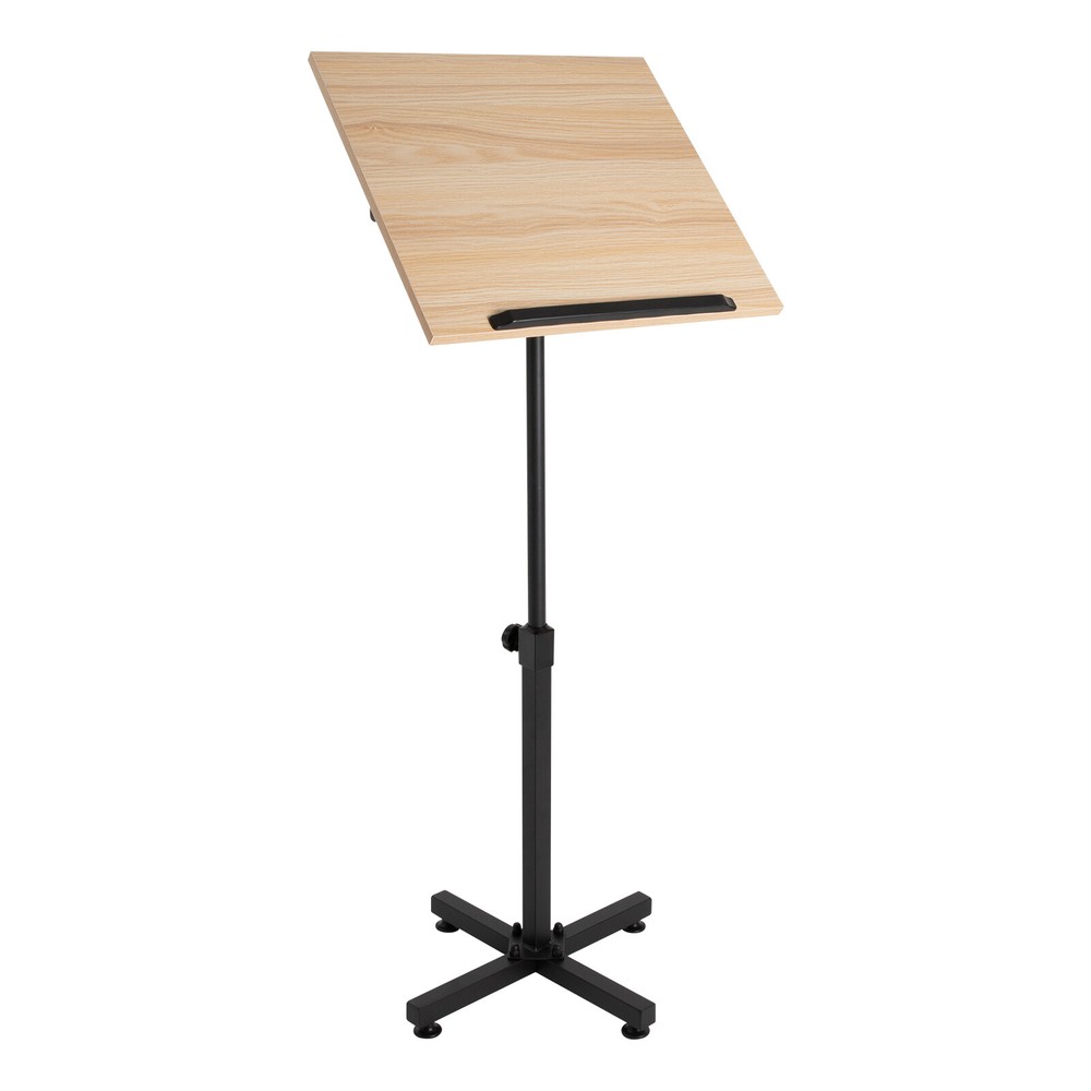 Lectern Podium Presentation Stand Height Adjustable Laptop Table 360° Up / down