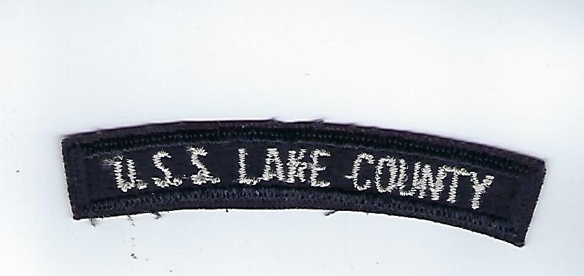 USS Lake County, US Navy "Rocker"
