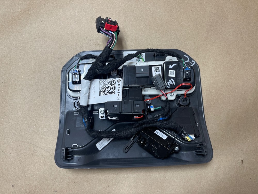 Genuine OEM Rivian R1T R1S Dome Map Overhead Light & Speaker Head Console