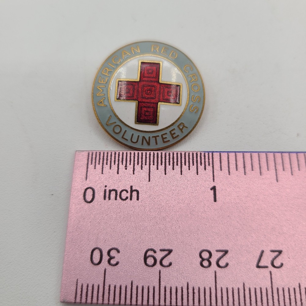 VTG Red Cross Gray Lady service pin
