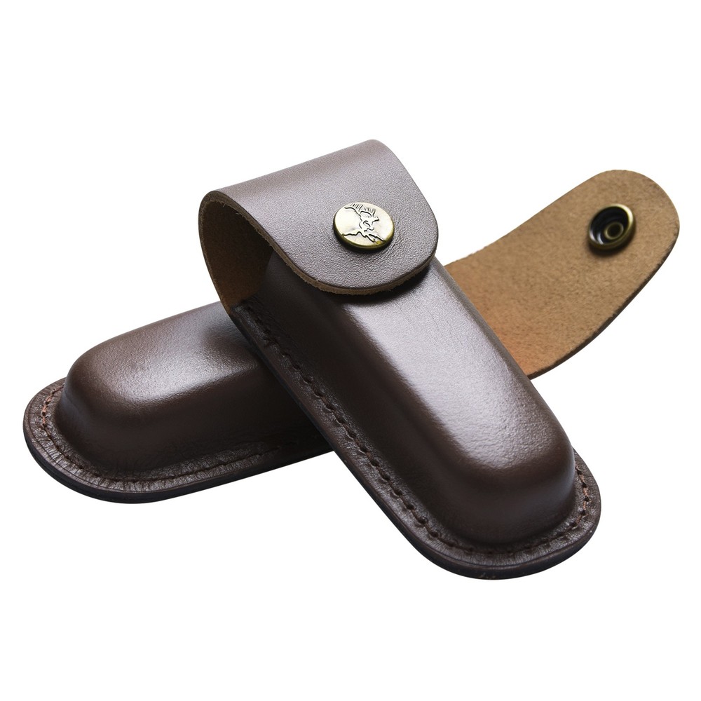 5" Durable Leather Knife Sheath Folding Pocket Multi Tool Pouch Holster Case
