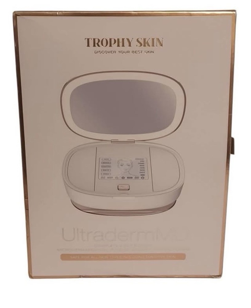 Trophy Skin UltradermMD Multi-Function Machine LED LCD Mirror Timer USB White