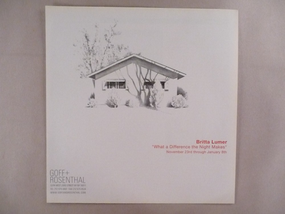 Britta Lumer MAGAZINE AD - 2004