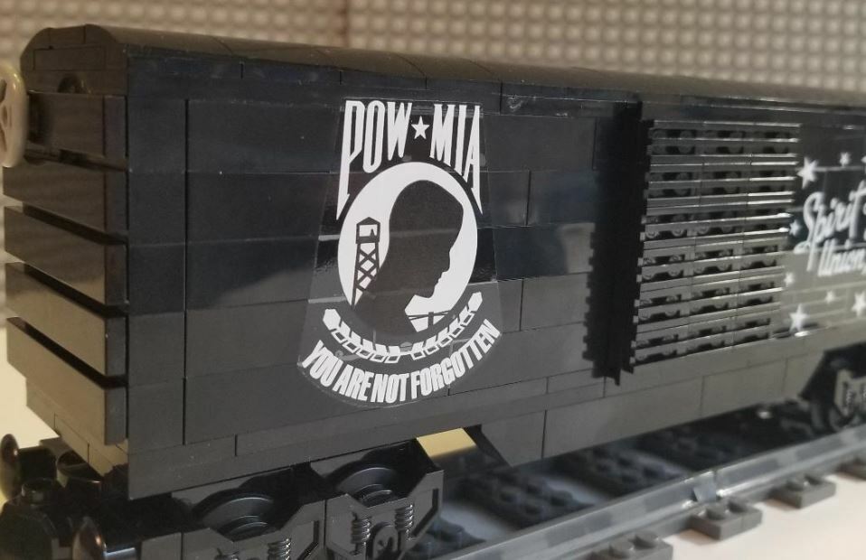 Custom Train Union POW-MIA Boxcar -PLEASE READ ITEM DESCRIPTION-