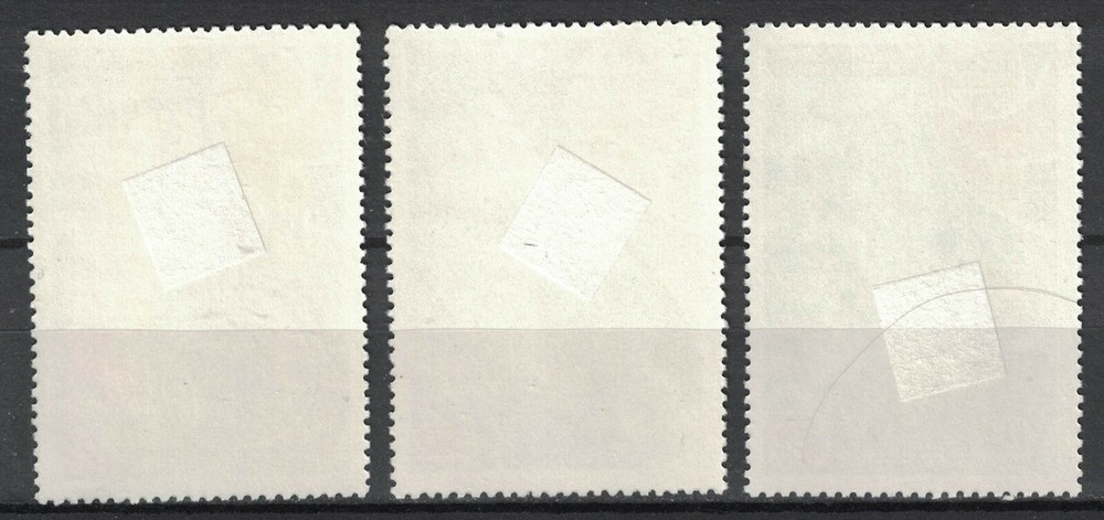 RUSSIA,USSR:1981 SC#4940-42 MH Intercosmos cooperative space program AA229