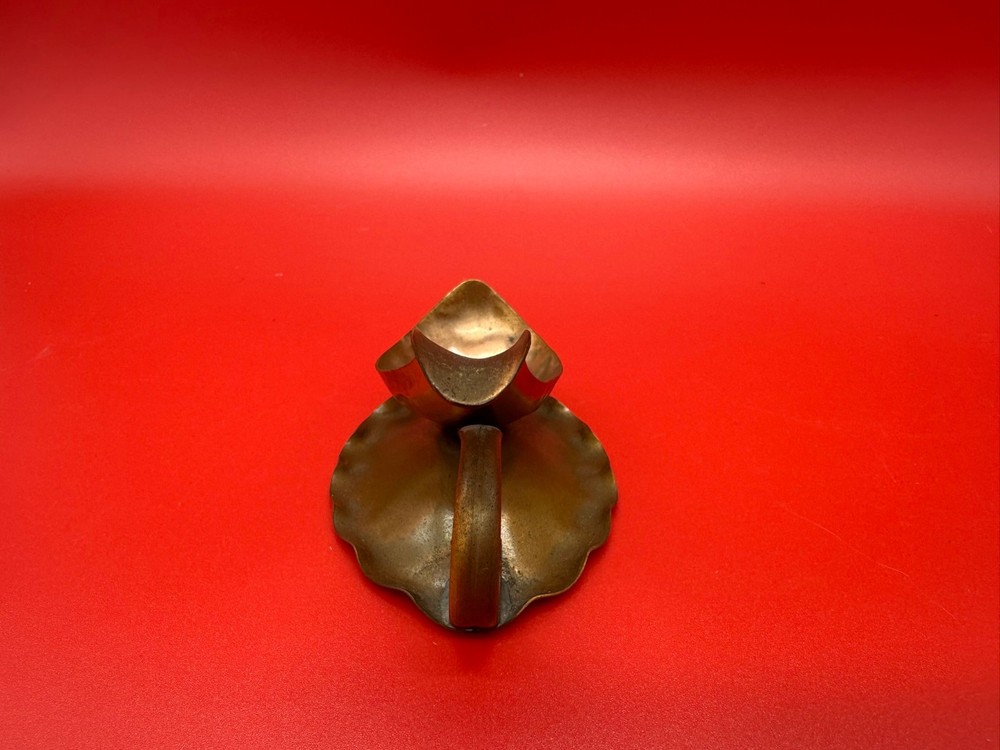 Gregorian Solid Copper Pipe Stand Original Engraved Signature #532