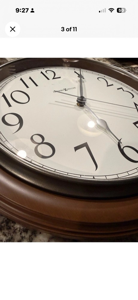 Howard Miller Classic Analog Wall Clock 625-418