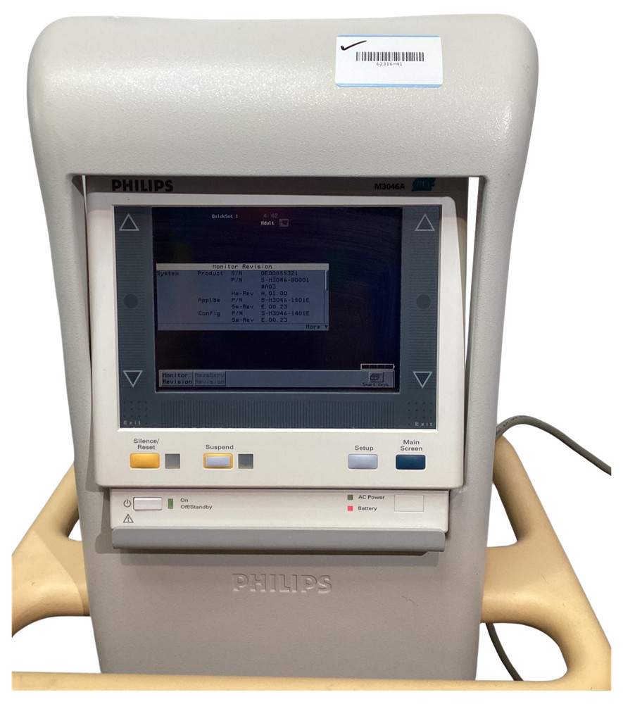 PHILIPS M3046A M3 COLOR MULTI-PARAMETER PATIENT MONITOR !