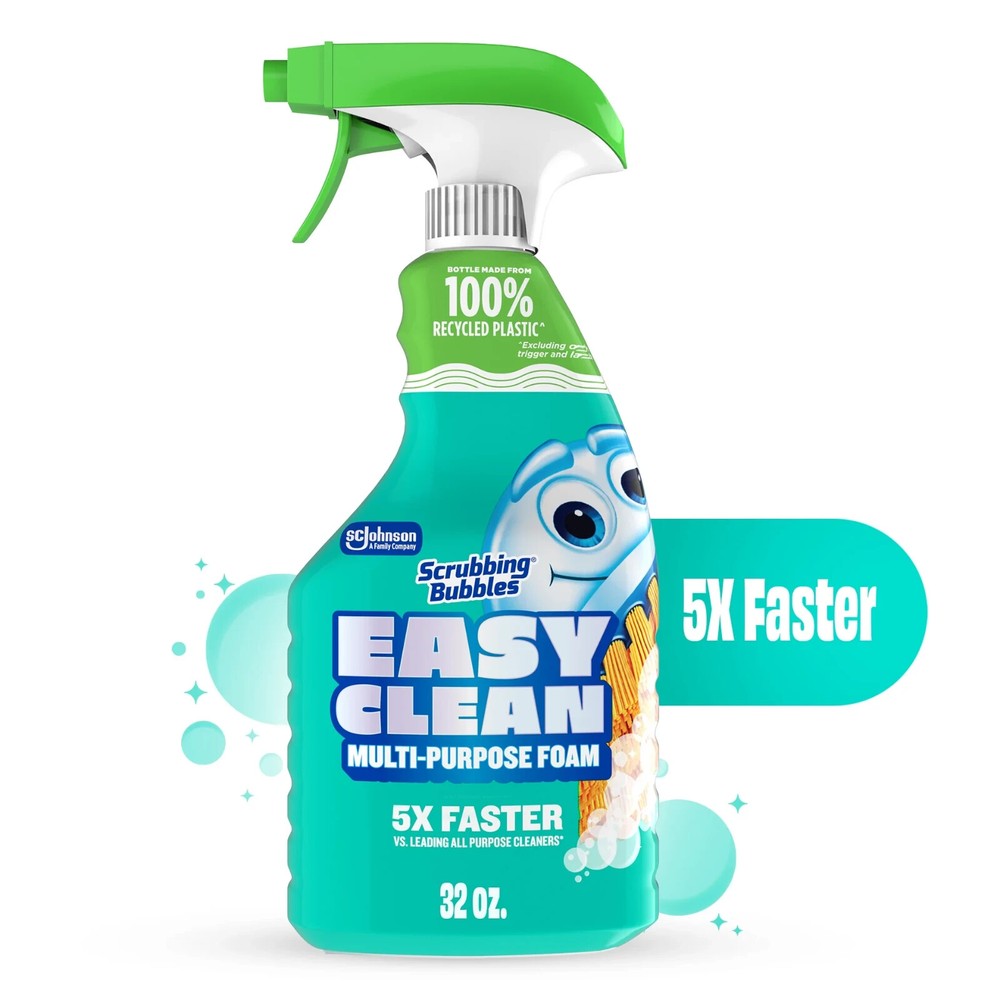 Easy Clean Multi-purpose Foam Bathroom Cleaner, 32 fl. Oz