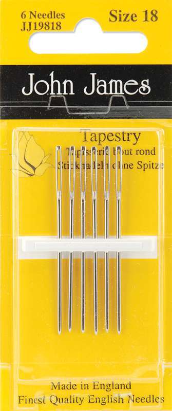 Tapestry Hand Needles Size 18 6/Pkg