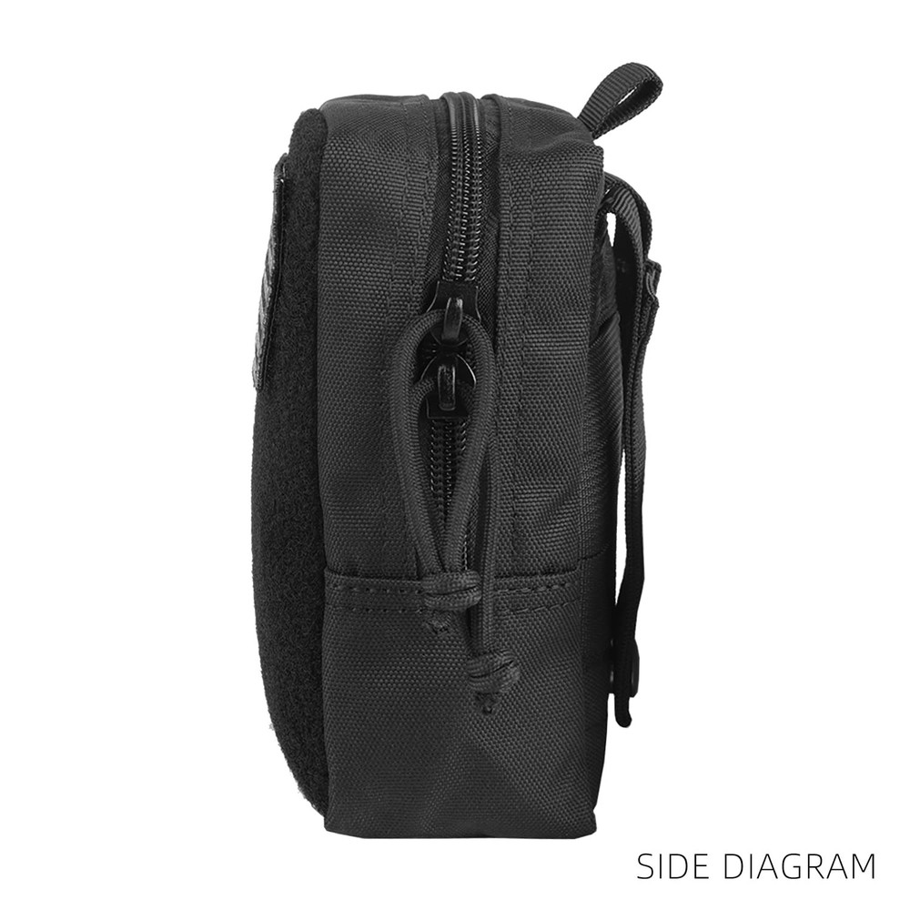 AMYIPO MINI MOLLE Pouch Multi-Purpose Compact BLACK - POUCH (2PCS)