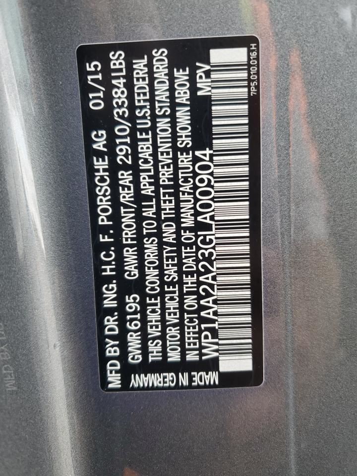 CAYENNE 2016 Info-GPS-TV Screen 744612