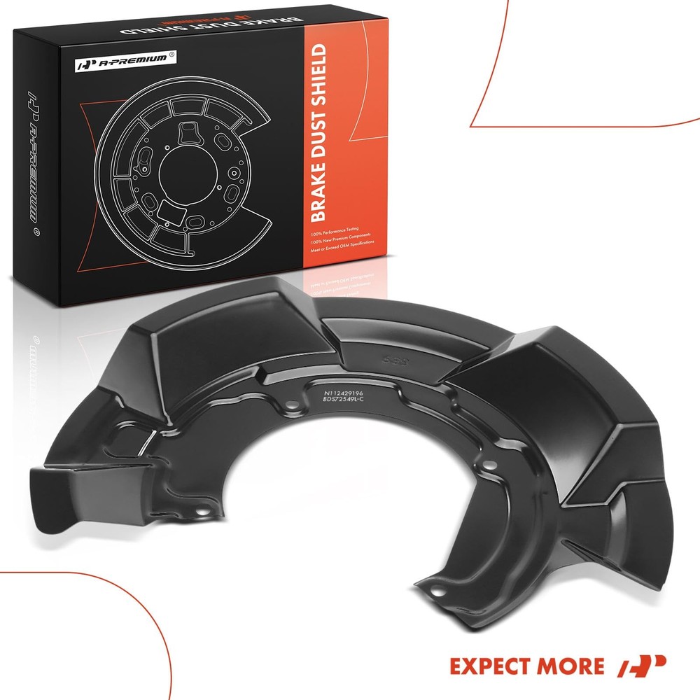 Front Driver Side Brake Dust Shield Compatible with Mini Cooper 2007-2015