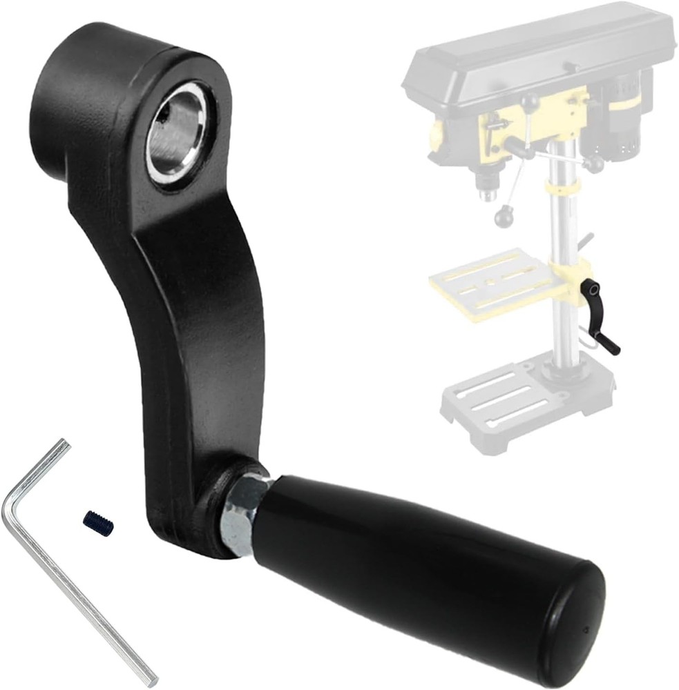 514007742 10601009A1 Drill Press Crank Handle Compatible with Sears Black