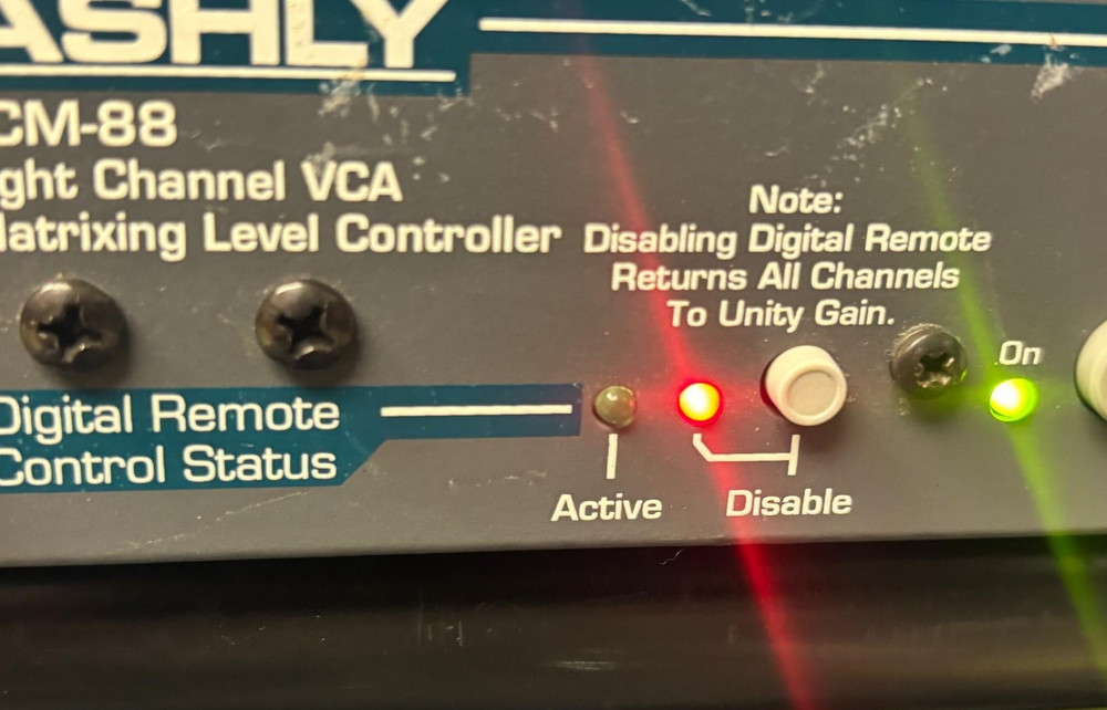 Ashly VCM-88 Eight Channel Matrixing Level Controller