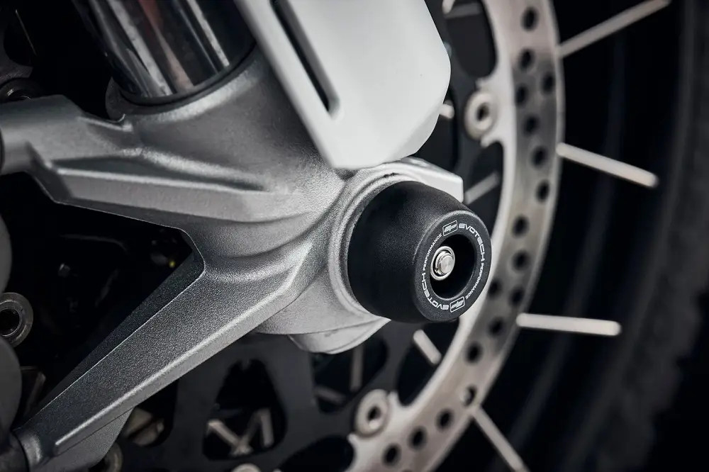 Evotech Performance Front Axle Sliders Ducati DesertX 2022-