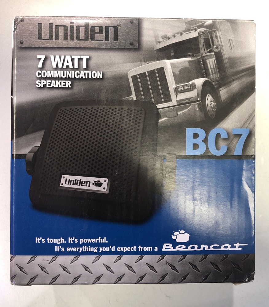 Uniden BC7 Portable Speaker System - Black