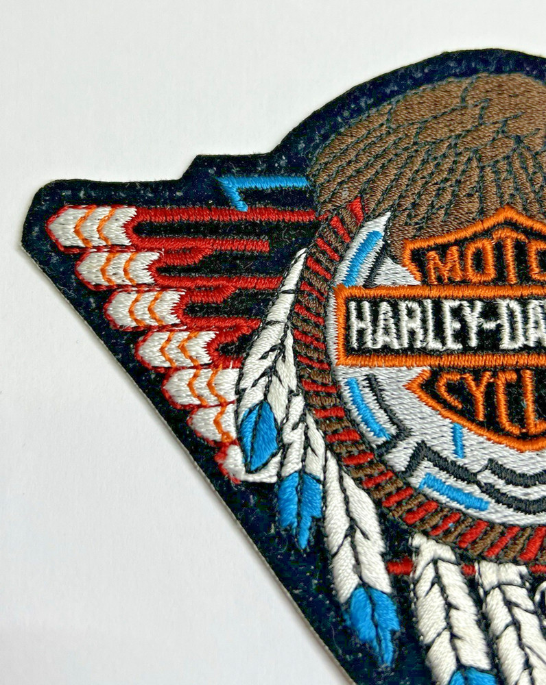 Authentic Vintage Harley-Davidson Wings Concho Feather Eagle Medium Patch Emblem